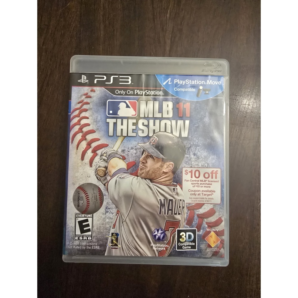 MLB 11: The Show (Sony PlayStation 3) PS3 GAME COMPLETE BASEBALL HOME RUN DERBY